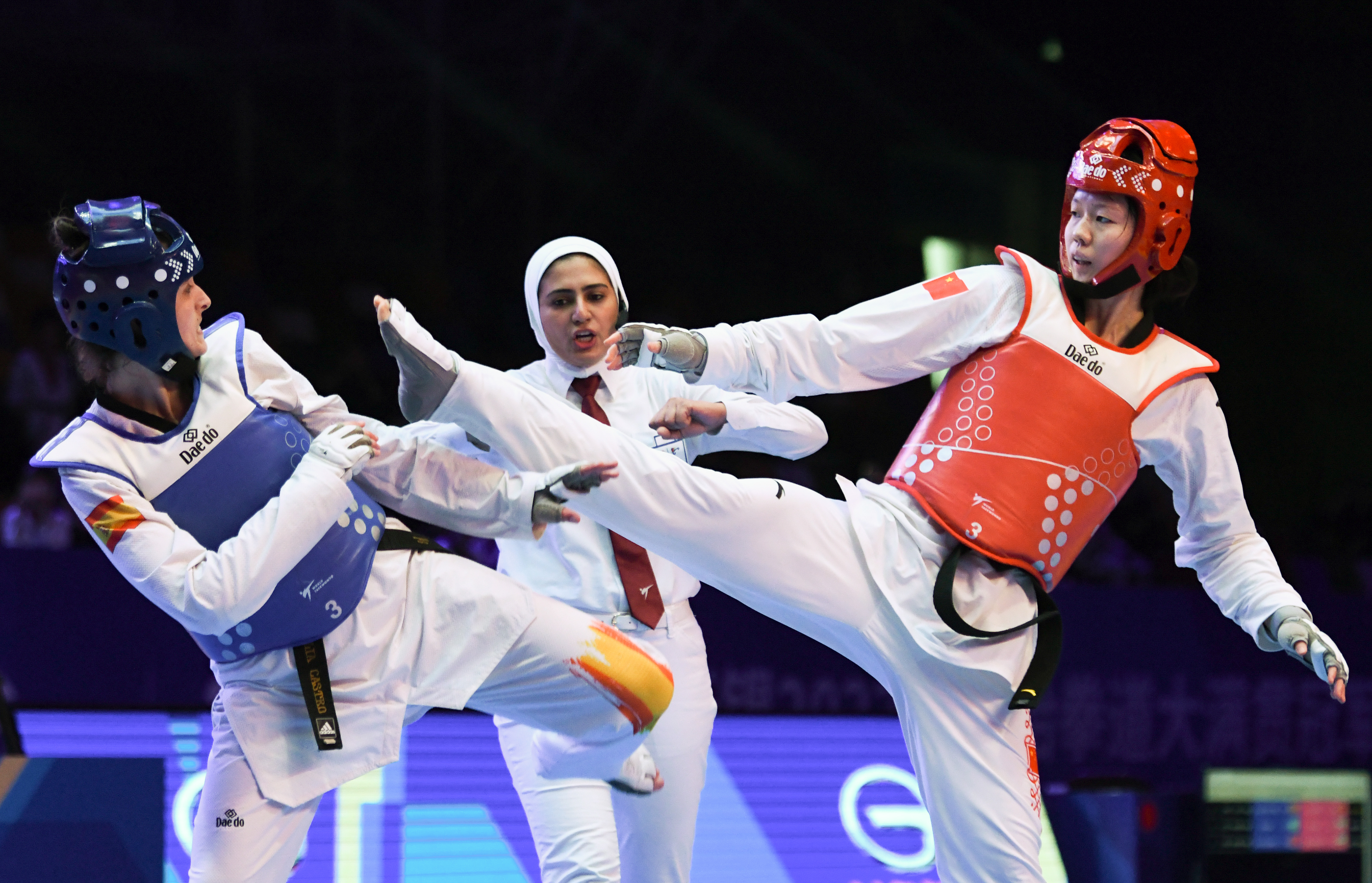 伊朗跆拳道高手多点全胜，称霸擂台